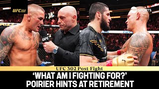 This could be it honestly  Dustin Poirier hints retirement after Islam Makhachev loss at UFC 302 [upl. by Aeht]