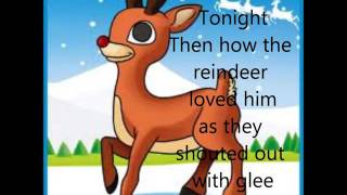 Rudolph The Red Nosed Reindeer Lyrics [upl. by Xed]