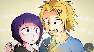 Denki kaminari x jirou kyouka  waiting for love  Avicii [upl. by Anirtap]