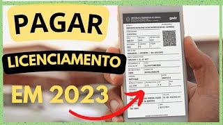 COMO GERAR O BOLETO DE LICENCIAMENTO DO SEU VEÍCULO EM 2023 [upl. by Ferrand]