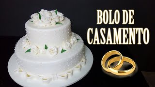 BOLO DE CASAMENTO 2 ANDARES [upl. by Ahtoelc]