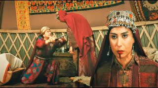 Hayme Hatun Killed Alangoya 🛡️  Noyan Sister Death Scene ⚔️  The End Of Alangoya  Almila Hatun [upl. by Ainatnas472]