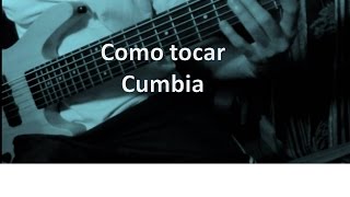 Como tocar CUMBIA en el Bajo  Tutorial  Facil  Bajeos  MoroMusicPiano [upl. by Nywled]