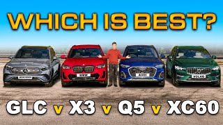 BMW v Mercedes v Audi v Volvo BEST premium SUV review [upl. by Eisso]