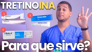 TRETINOINA CREMA PARA QUE SIRVE  3 COSAS  VITAMINAS [upl. by Horwitz]