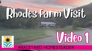 Justin Rhodes Farm Trip  Video 1  HomesteadBuildscom [upl. by Ecirtnuahs]