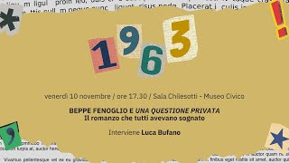 Beppe Fenoglio e Una questione privata  Rassegna 1963  101123 [upl. by Aloise]