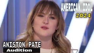 American Idol 2024 Audition  Aniston Pate Singing an original song titled quotHummingbirdquot  Wk303 [upl. by Ahsenak320]