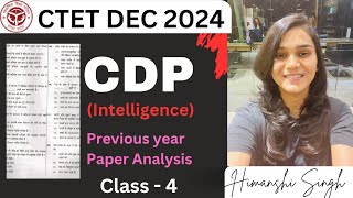 CTET 15th Dec 2024 Intelligence CDP Topic01 Class  4 ctet2024 education letslearn teacherexam [upl. by Beatrice986]