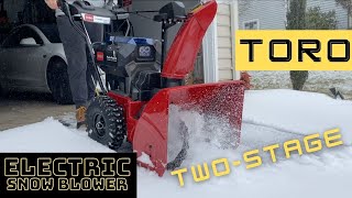 Toro  60V POWER MAX e24 Battery Snow Blower  FULL REVIEW [upl. by Jutta]