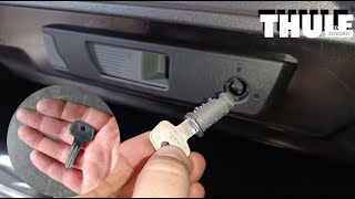 How to remove and replace a Thule Motion roof box lock [upl. by Decima432]