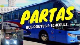 UPDATE PARTAS BUS ROUTES AND SCHEDULE [upl. by Leonerd740]