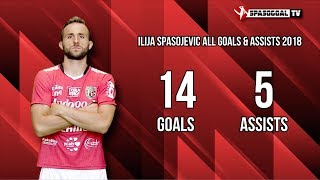 ILIJA SPASOJEVIC  All Goals amp Assist for Bali United 2018  Highlight Goal amp Assist Chapter 25 [upl. by Aldon145]