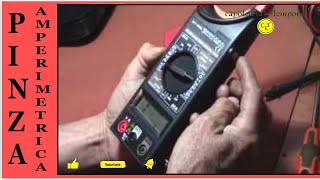 Tutorial de uso en pinza amperimetrica cleamp meter DT 266 [upl. by Wynny]