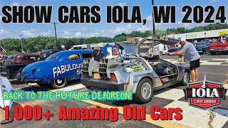 Iola Car Show 2024  One of the Largest Antique Car Shows In the Midwest [upl. by Peednas92]