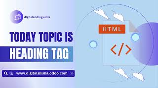 1 lec HTML  All Heading Tag in HTML  HTML Tutorial for Beginners  Learn HTML Step by StepHTML [upl. by Natye]