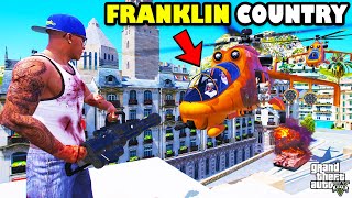 Franklin New Country Under Attack By Los Santos Army GTA 5  SHINCHAN and CHOP [upl. by Gnaht]