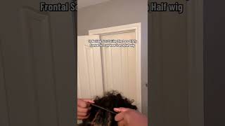 How to turn your frontal wig into a half wig [upl. by Yessak]