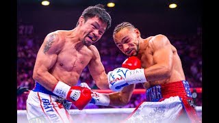 Pacquiao lands Liver Shot almost KO Thurman in the 10th round  Pacquiao vs Thurman FIGHT [upl. by Milford]