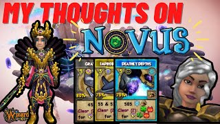 Wizard101 My First Impressions Of NOVUS New World Gear Spells [upl. by Utas482]