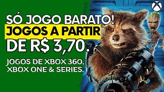 Só Jogo BARATO em OFERTA no XBOX 360 XBOX ONE amp SERIES de R 370 a 5999 na GRANDE PROMOÇÃO [upl. by Hardej566]