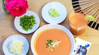 Como fazer gazpacho espanhol [upl. by Nairrod]