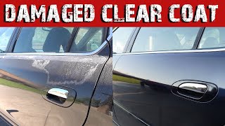 How to repair damaged clear coat AT HOME with SPRAY CANS [upl. by Aihsei]