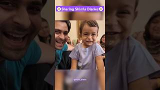 Sharing Shimla Diary🌼 dipikakiduniya minivlog cute baby love family shopping gift cutebaby [upl. by Saum]