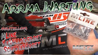 Arrma WartungVorstellung MLine KugellagersetSchraubenset  Unboxing  Test  HD  DeutschGerman [upl. by Doughman133]