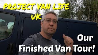 Vauxhall Vivaro LWB Camper Conversion quotOUR Finished Van Tourquot  Project Van Life UK [upl. by Samuel]