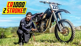 Riding an Insane 1000cc 2 Stroke Dirt Bike [upl. by Sears]