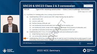 2022 NCC Seminars Volume One  Protection of openings [upl. by Vale]