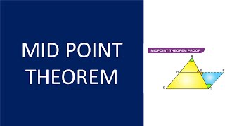 MBM CLASSES  QUADRILATERAL  CLASS 9  MIDPOINT THEOREM [upl. by Anthe]