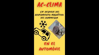 4  Despiece del acoplamiento magnético del compresor del circuito frigorífico electromecanica [upl. by Aiyot560]