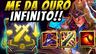 OURO INFINITO NO TFT  ESSE APRIMORAMENTO É MUITO QUEBRADO [upl. by Cullie]