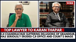 CJI Chandrachud Suffering Delusions of Grandeur Has Seriously Eroded CJI Office and Courts Image [upl. by Noneek]