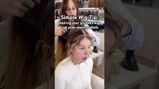 Wig Tips of The Day wigtutorial wigtips hairhacks gluelesswig wigtransformation wiginstall [upl. by Vonny561]