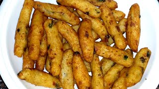 Crispy Potato Fingers  सिर्फ 2 सामग्री से बनाये यह चटपटा और कुरकुरा नाश्ता  Spicy Evening Snack [upl. by Otrebireh]