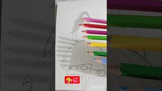 Easy penting artwork 🥰❤️👍shortstrending artdrawing viralvideospriyanka art official [upl. by Lleynad937]