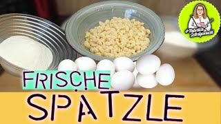 Frische Eierspätzle  natürlich selbstgemacht [upl. by Barnabe]