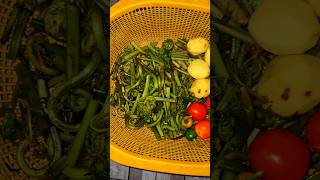 Neuro l Fiddlehead fern recipe l neuro ra aalu ko tarkari l Nepali Khana [upl. by Louella]