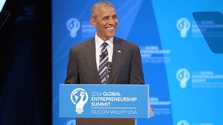 Global Entrepreneurship Summit  Stanford Barack Obama Highlights [upl. by Artemed]