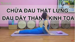 Yoga chữa bệnh đau thắt lưng đau dây thần kinh tọa Tập 1 Nguyễn Hiếu Yoga [upl. by Nilson]