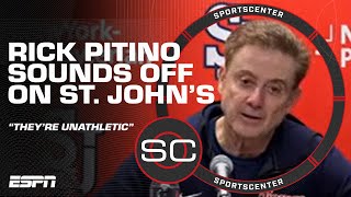 Theyre unathletic 😳  Rick Pitino details unenjoyable experience at St Johns  SportsCenter [upl. by Anitsej]