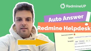 Redmine Helpdesk Auto Answer Feature [upl. by Lleret]