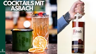 5 Cocktails mit ASBACH 🥃 Schnell  Einfach [upl. by Doner]