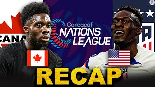 CONCACAF Nations League USA BEATS Canada 20 FULL Game Highlights amp Recap  CBS Sports [upl. by Oigimer736]