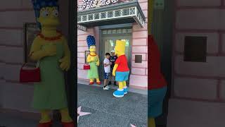 Los Simpsons un clásico de universalstudios lossimpson humor orlando [upl. by Esylla]