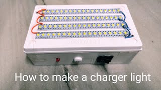 How to make charger light  homemade charger light  Creative Sougata [upl. by Adnylam]