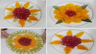 6 Fruits Decoration Ideas 🍋🍇 Best Fruits Decoration Fruits curving amp cutting TricksFruits Art [upl. by Ayeka]